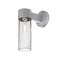 Besa Lighting Juni 10 Outdoor Sconce, Clear Bubble, Silver Finish, 1x60W Incandescent JUNI10CL-WALL-SL - alternate 1